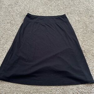 Cotton knee length skirt